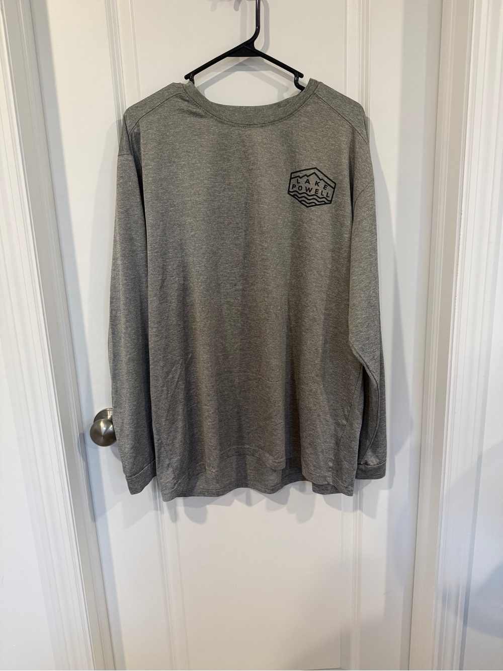 Surfmentality Gray Crewneck Tee with Logo